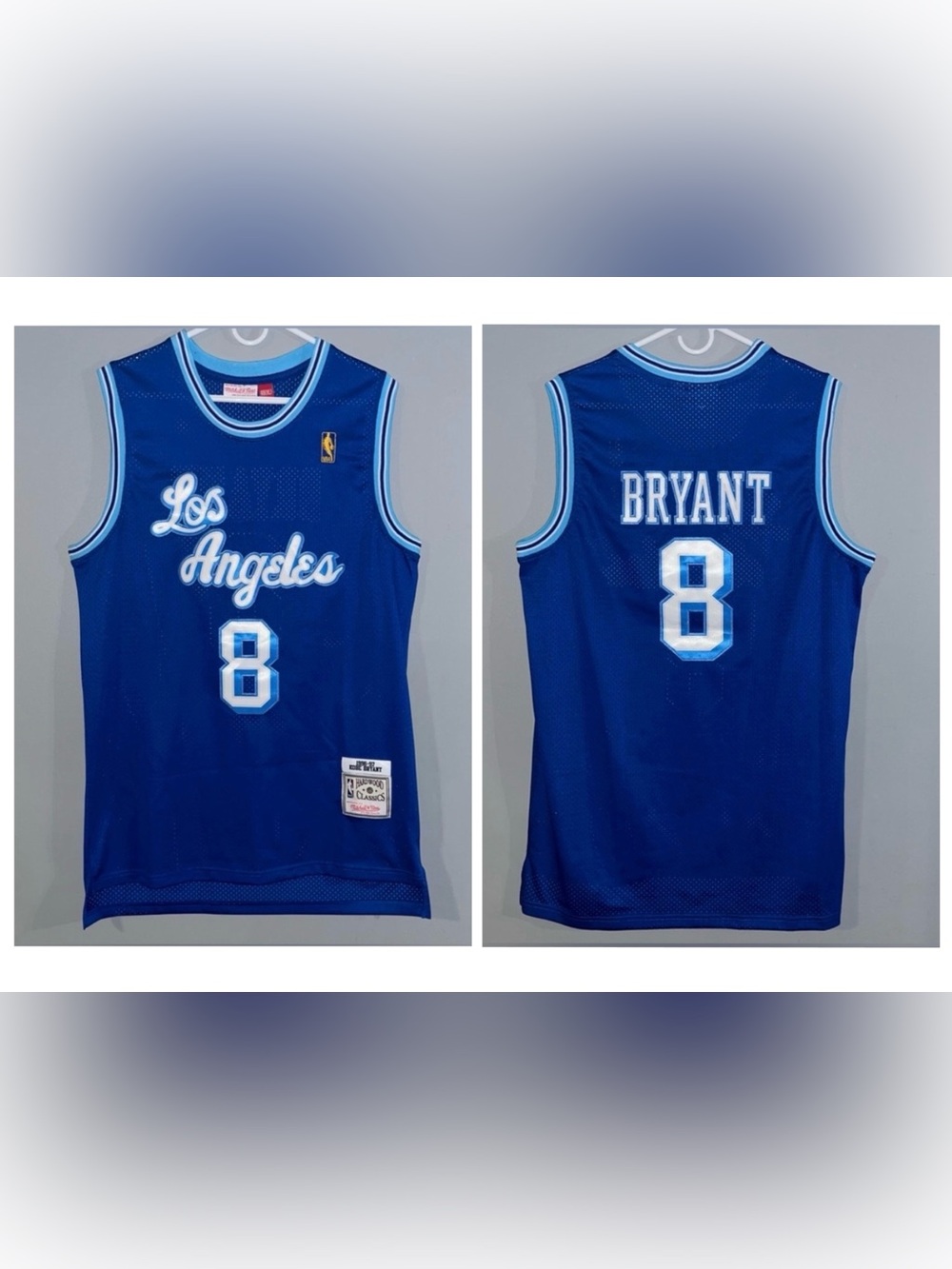 Los Angeles Lakers No. 8 Kobe Bryant Mitchell & Ness HWC NBA Throwback Jersey